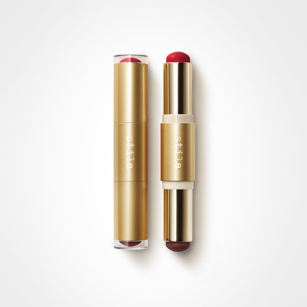 Stila Blush & Bronze Hydro-Blur Cheek Duo in "Mahogany and Cranberry", NIB